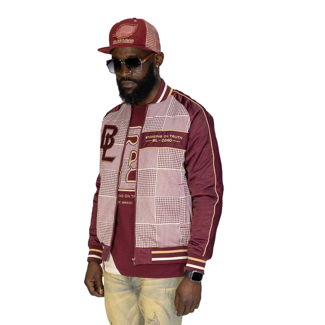 Standing On Truth Satin Bomber Jacket