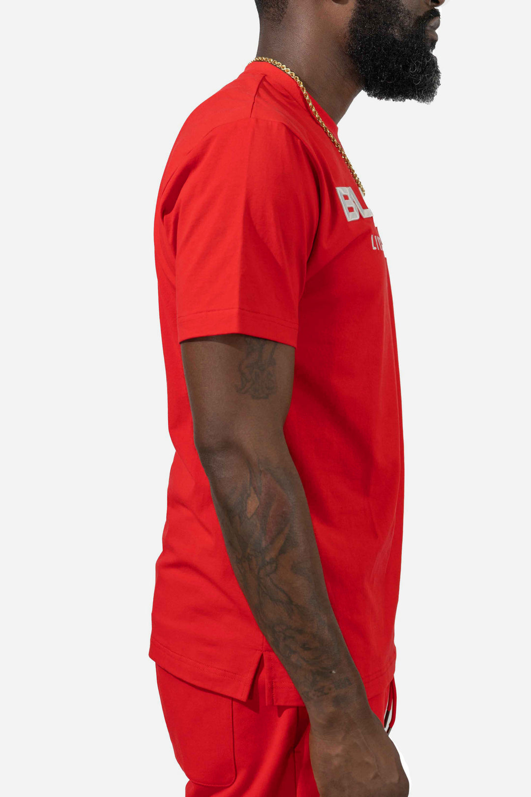 Live With Purpose Essential Red Embroidered Shirt