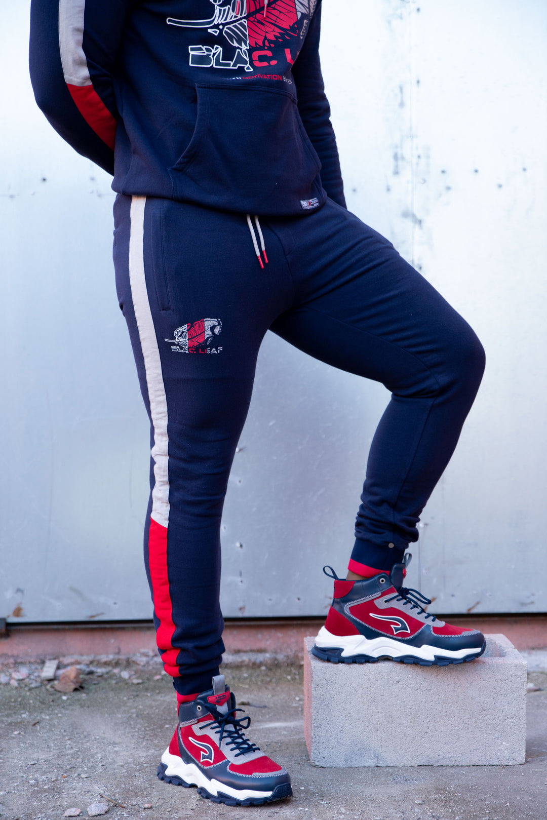 Basic Q Series Jogger Red White And Blue