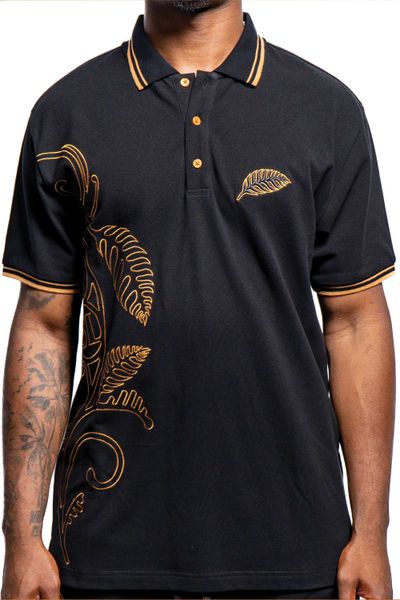 Ornate Premium Embroidered Polo Top