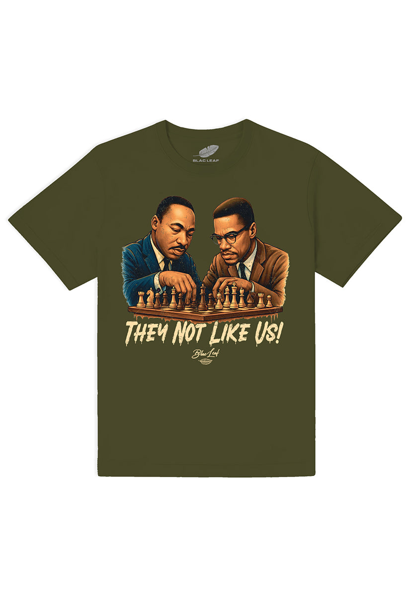 THEY NOT LIKE US OLIVE SHIRT