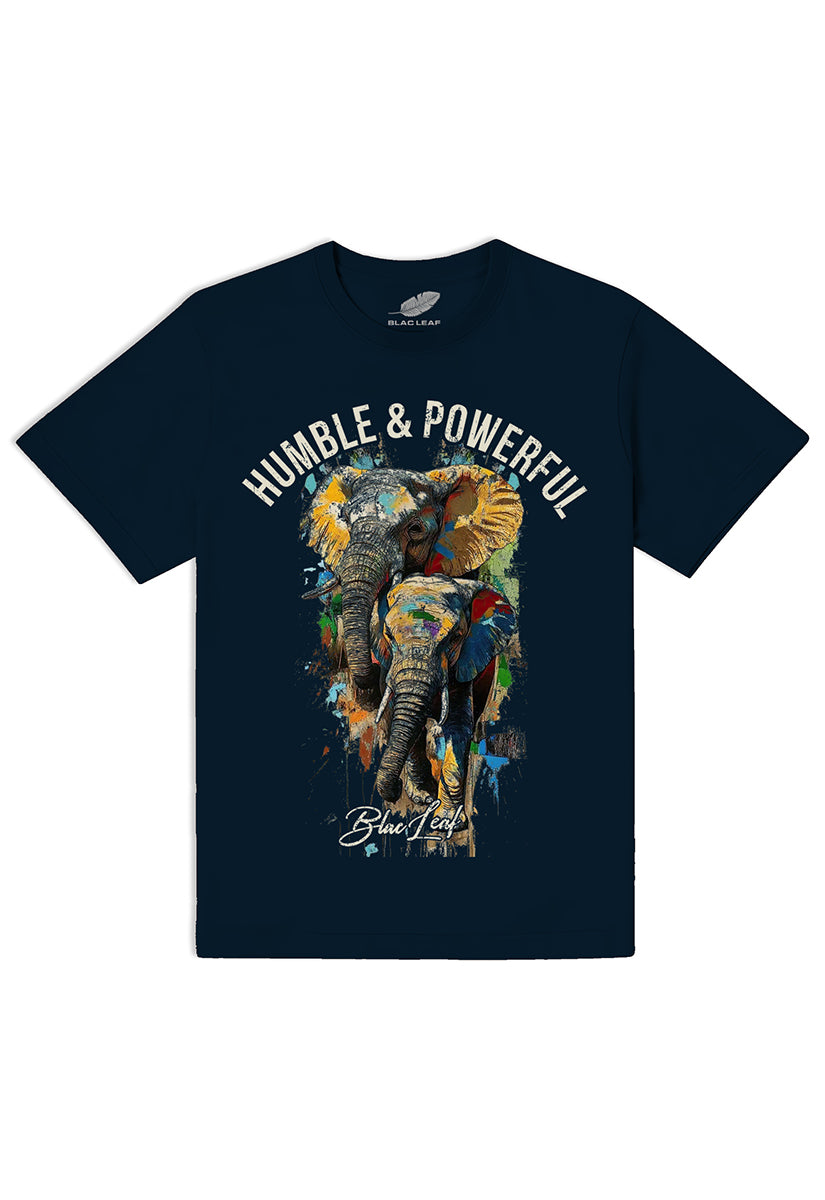 HUMBLE & POWERFUL NAVY SHIRT