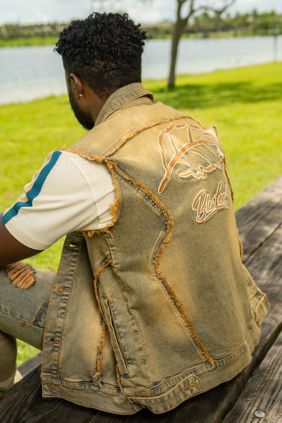 Premium Vintage Surali Denim Vest