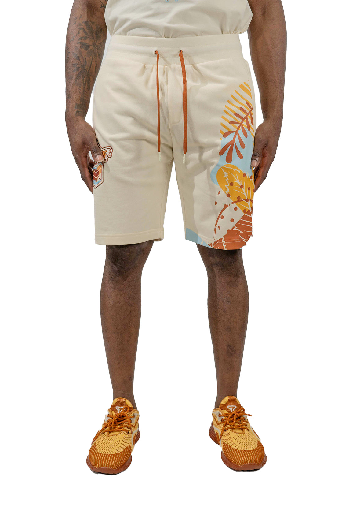 Blac Leaf Mens Athletic Shorts b7 sz 2x or 20 - Athletic apparel