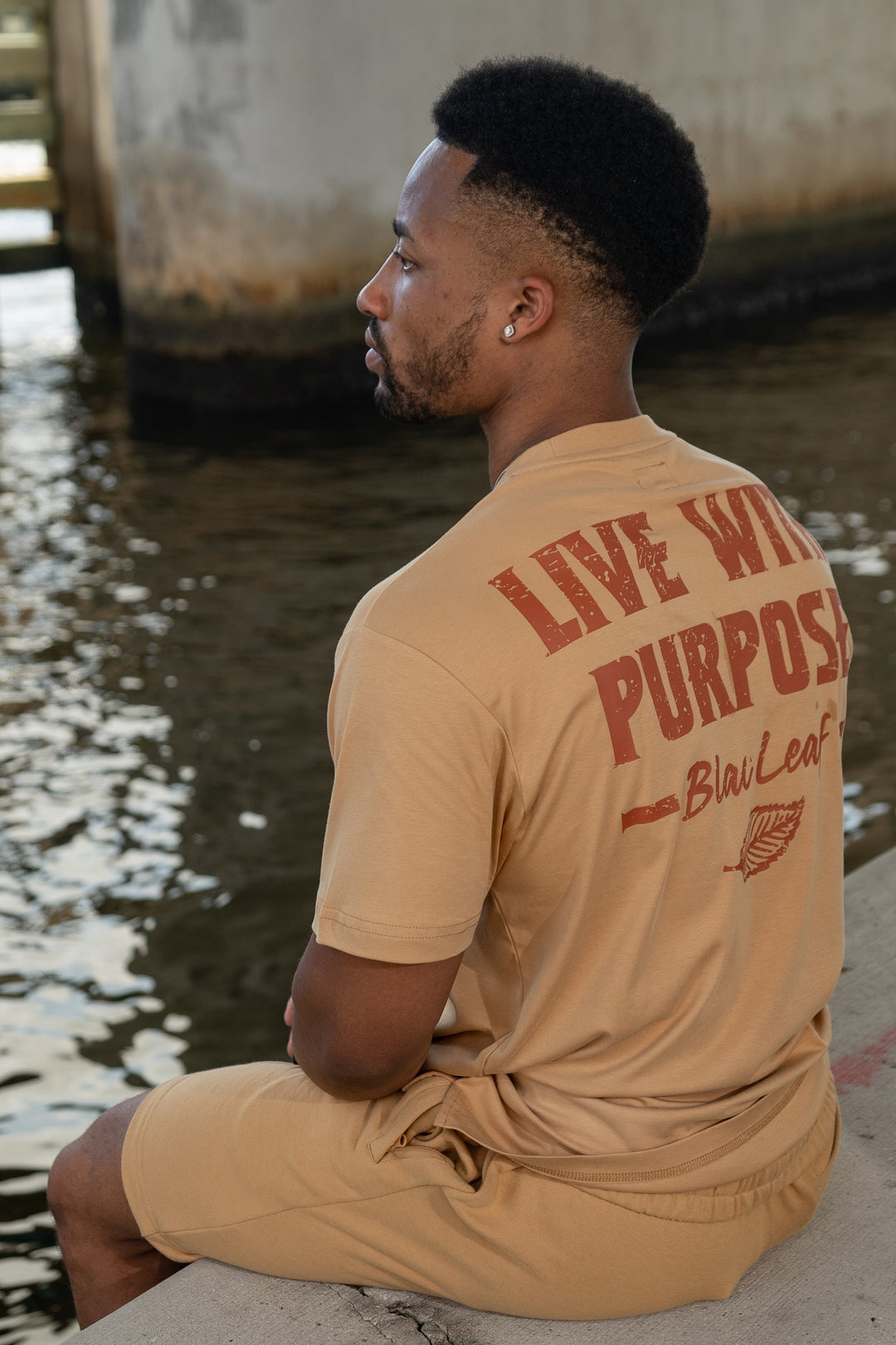 Greatness Within Patchwork Khaki Shirt