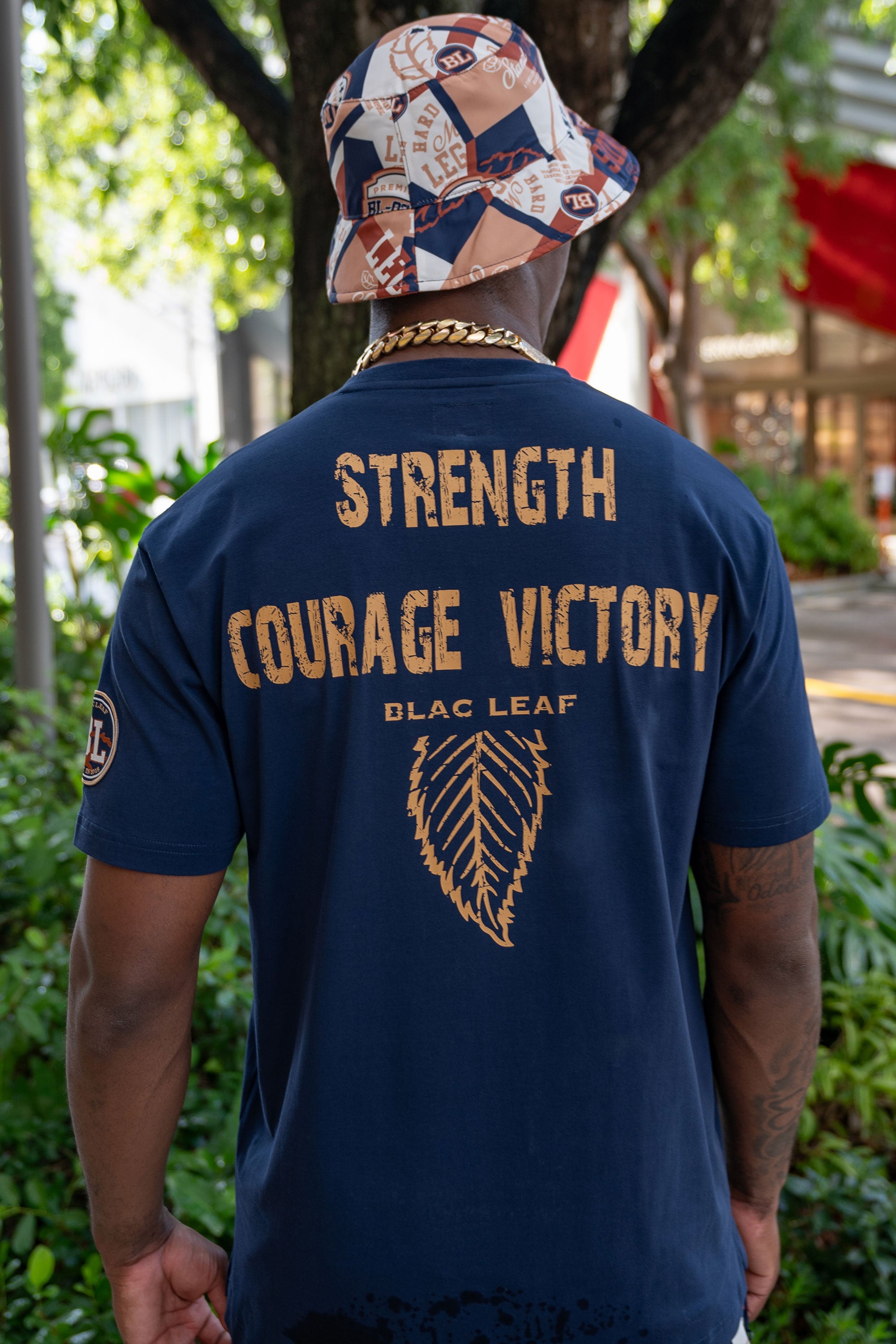 Strength Courage & Victory Shirt | Blac Leaf