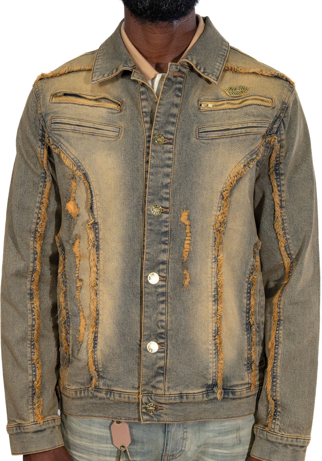 Premium Vintage Surali Wash Denim Jacket