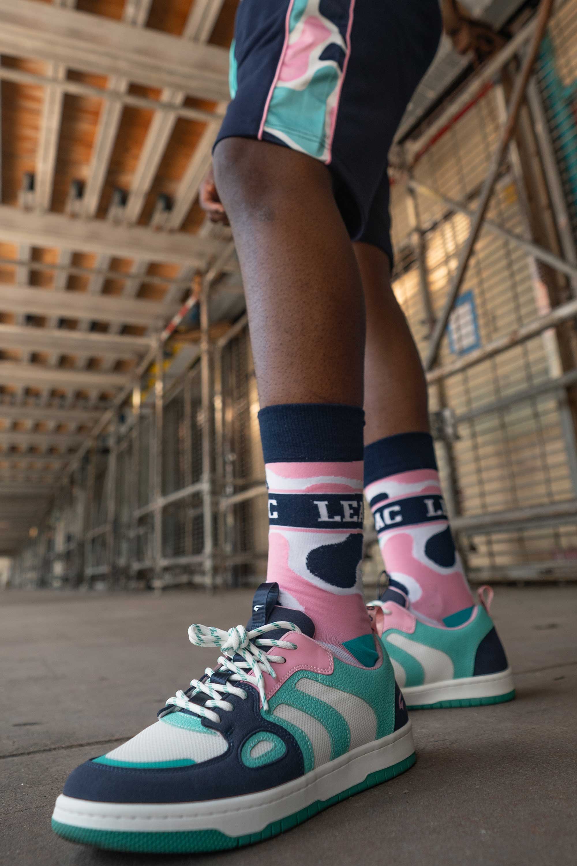 Signature Pink Eurus Sneaker | G7 X Blac Leaf