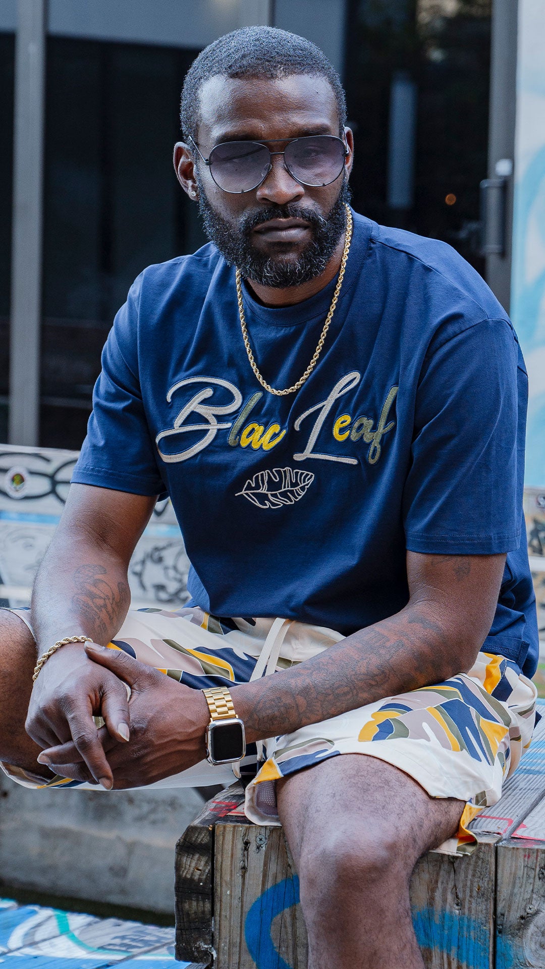 Signature Script Shirt, Shorts, Hat and Sneaker Combo