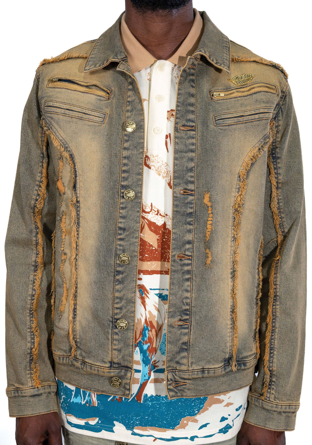 Premium Vintage Surali Wash Denim Jacket