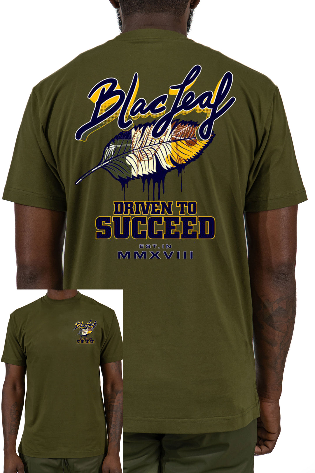 Driven To Succeed Olive Shirt