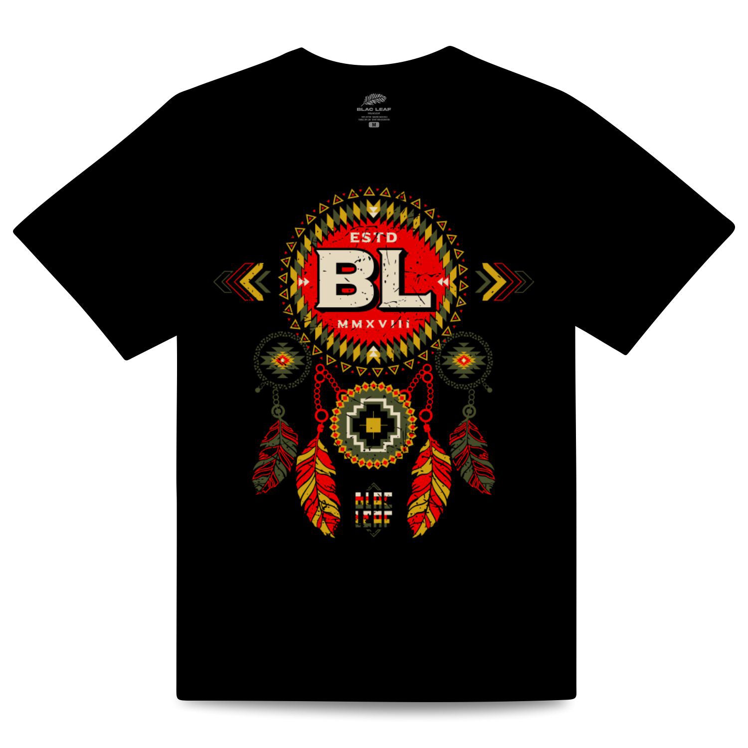 Dream Catcher Black Domestic T-Shirt – Blac Leaf