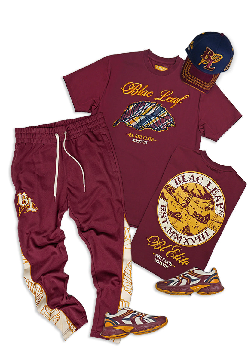BL Plaid Leaf T-Shirt, Fleece Jogger, Trucker Hat and G7 Sneakers Bundle