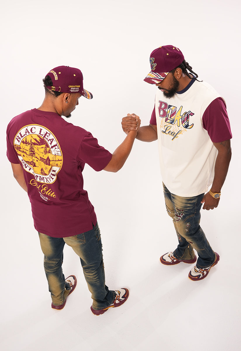 BL Plaid Leaf T-Shirt