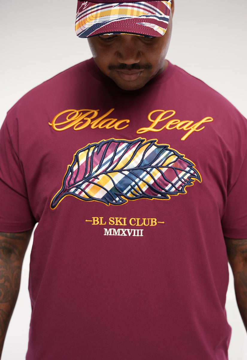 BL Plaid Leaf T-Shirt
