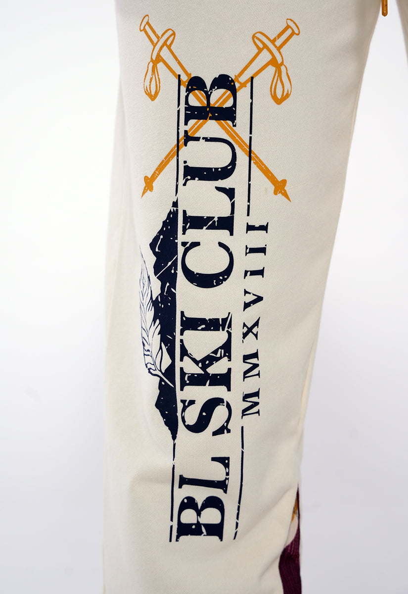 Plaid Patch Work Shirt, Sweat Pants and Trucker Hat Bundle