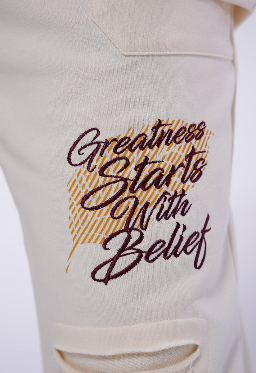 Plaid Patch Work Shirt, Sweat Pants, Trucker Hat and G7 Flex Sneakers Bundle