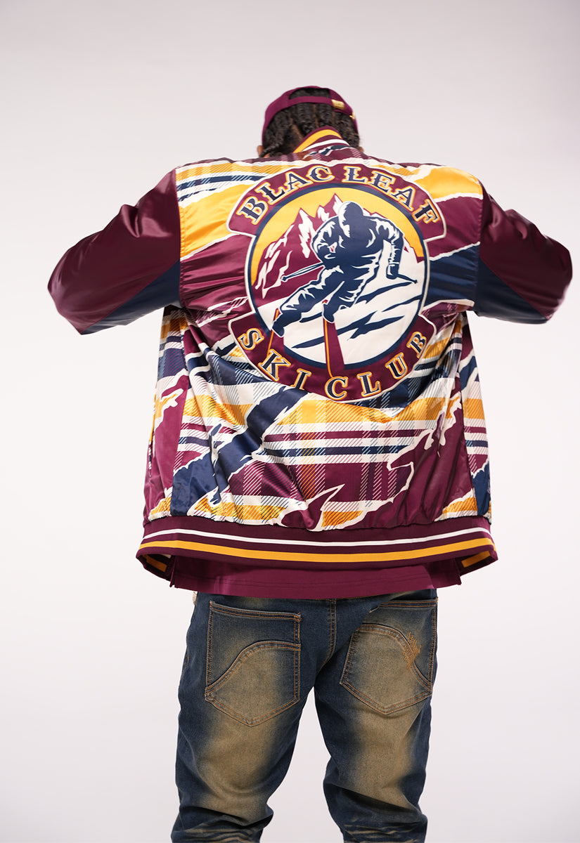 Blac Leaf Ski Club Bomber Jacket, Denim Jeans, Trucker Hat and G7 Sneakers Bundle
