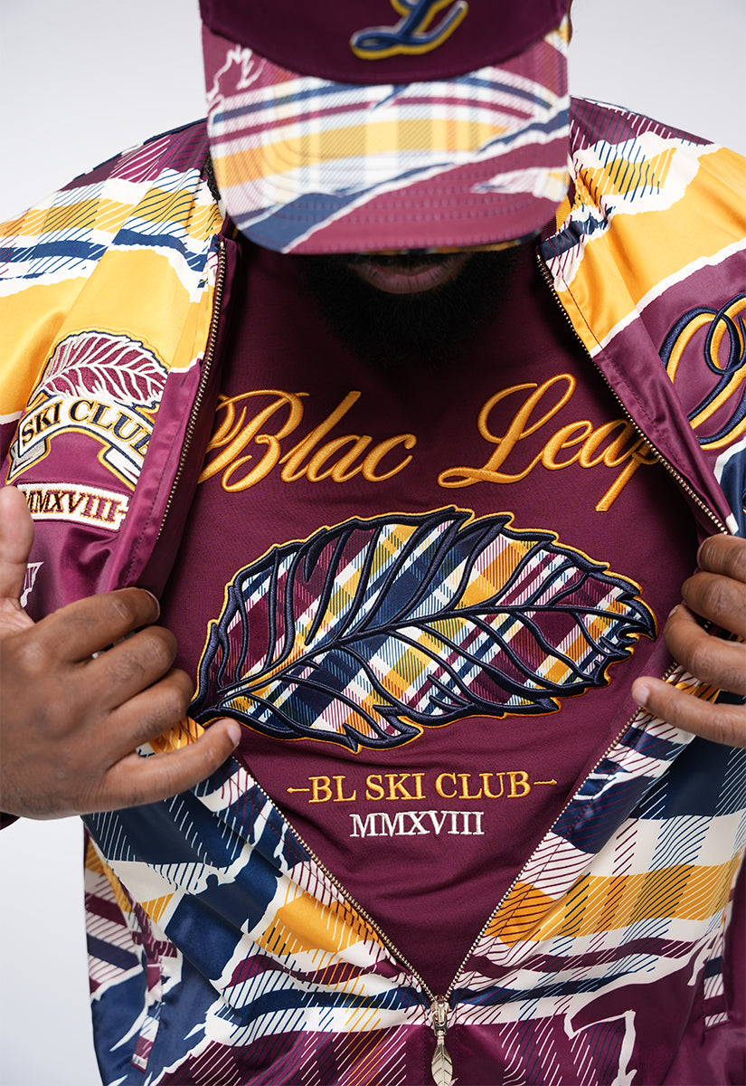 Blac Leaf Ski Club Bomber Jacket