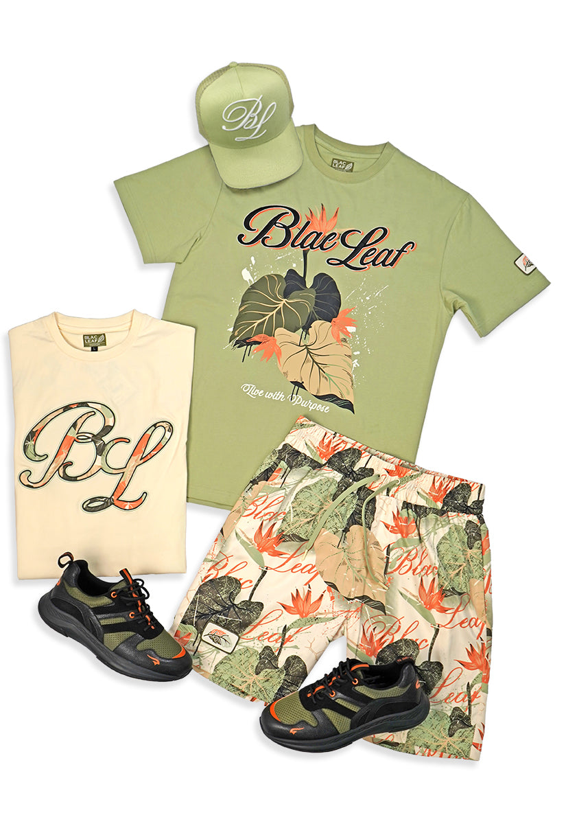 Make A Difference Shirt, Arrangement Shirt, Short, Trucker Hat and Sneaker Bundle