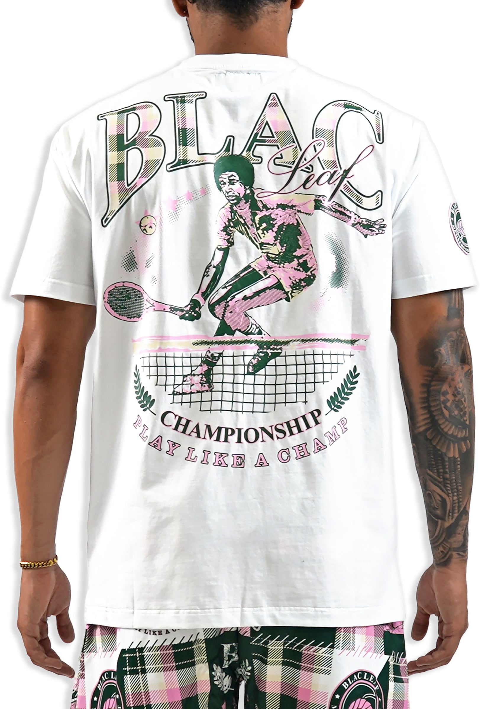 Play Like A Champ White Shirt – Blac Leaf
