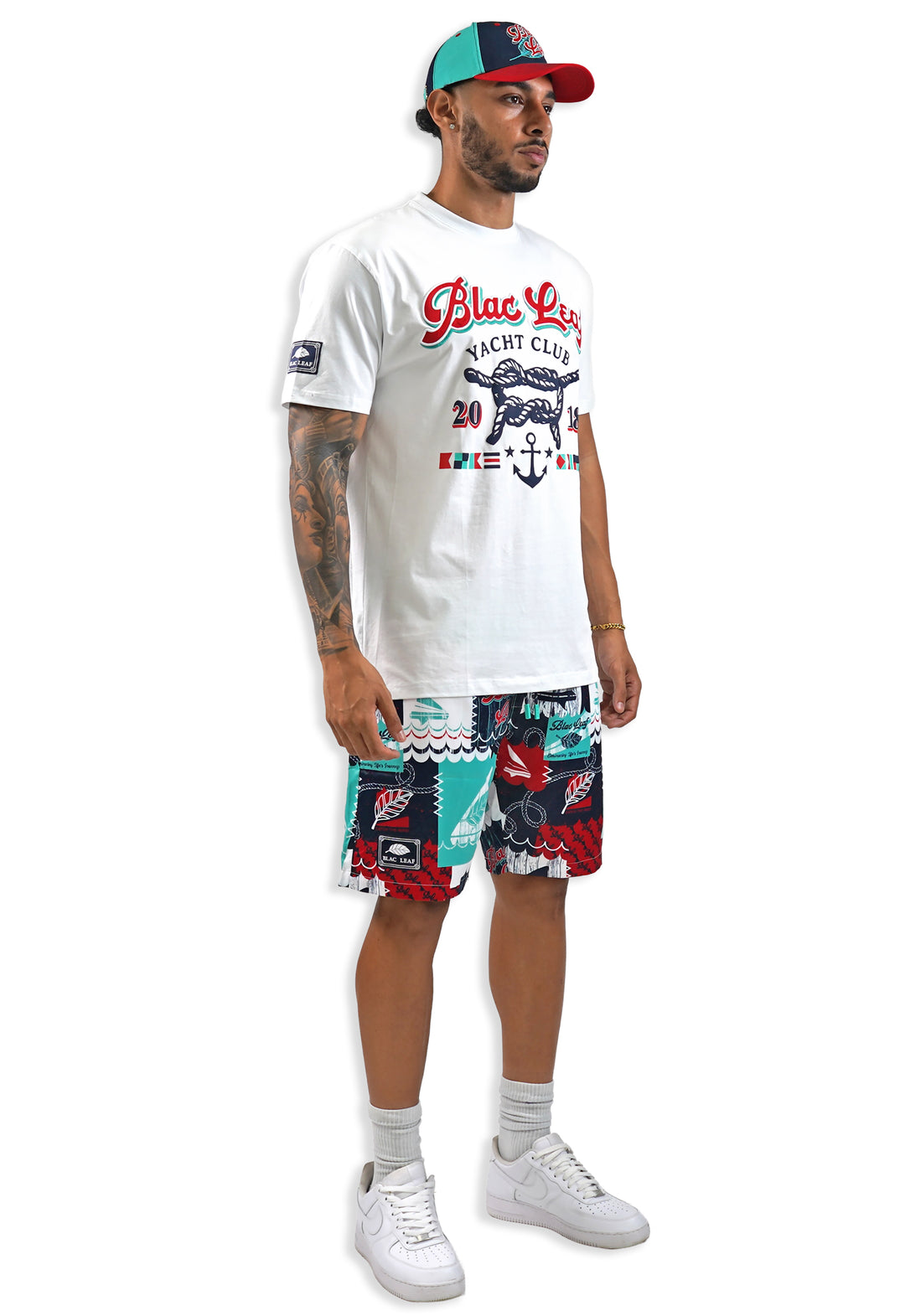 Catching The Wind Shirt, AOP Shorts and Dad Hat Bundle