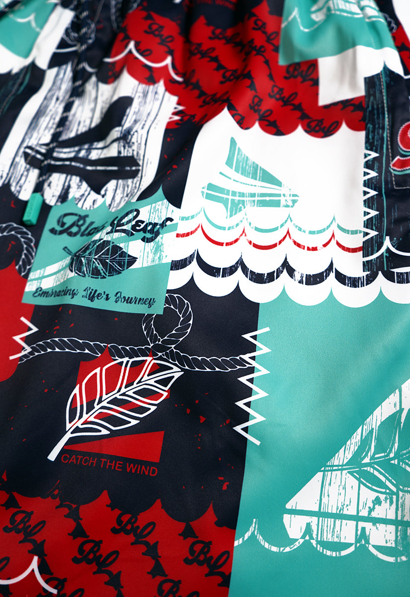 Catching The Wind Shirt, AOP Shorts and Dad Hat Bundle