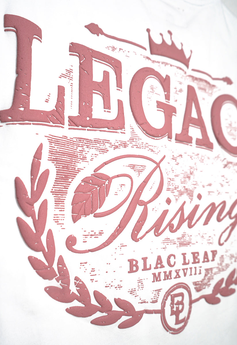 Legacy Rising White Shirt, Knit Shorts and Trucker Hat Bundle