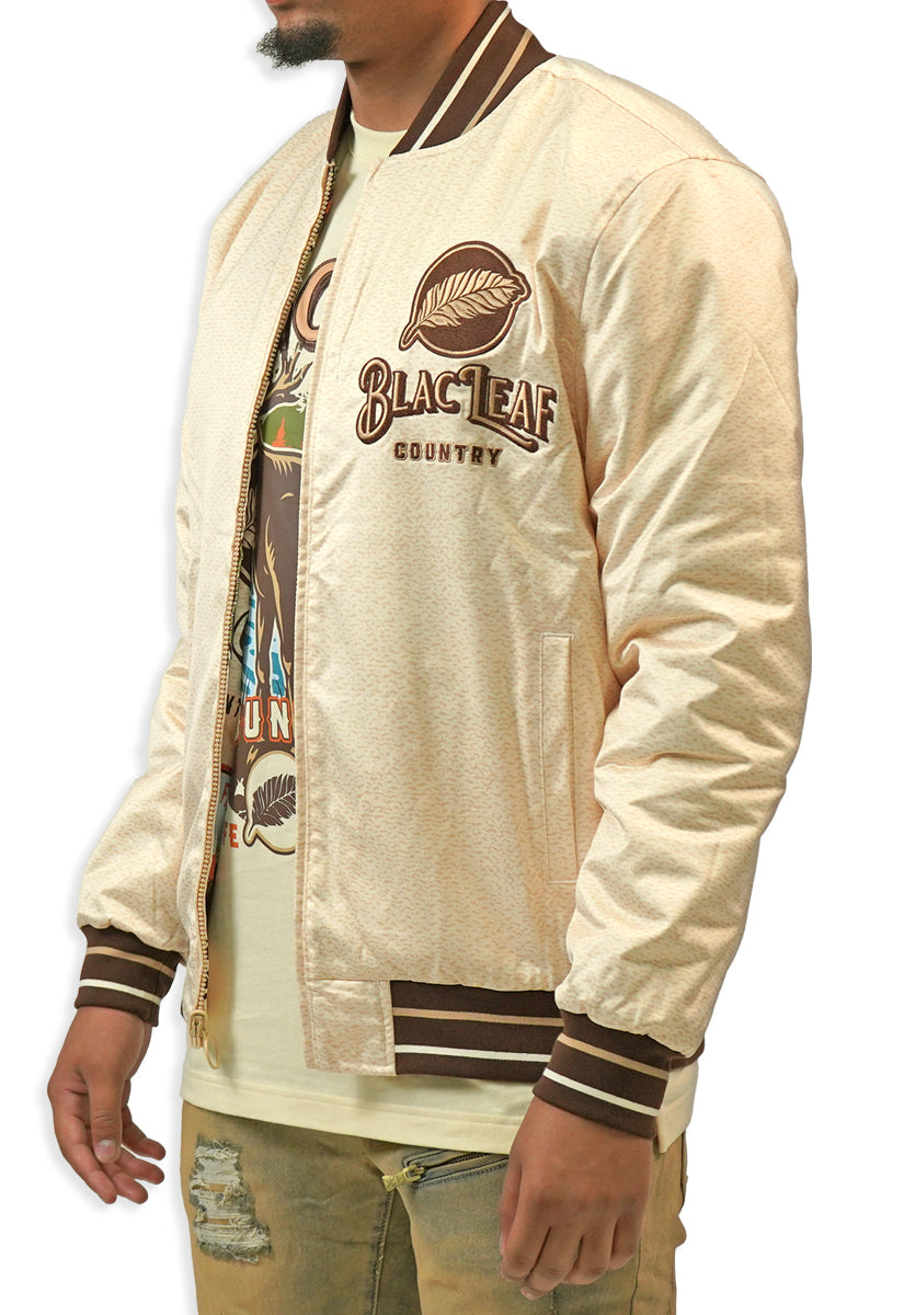 HUNTING CLUB REVERSIBLE BOMBER JACKET