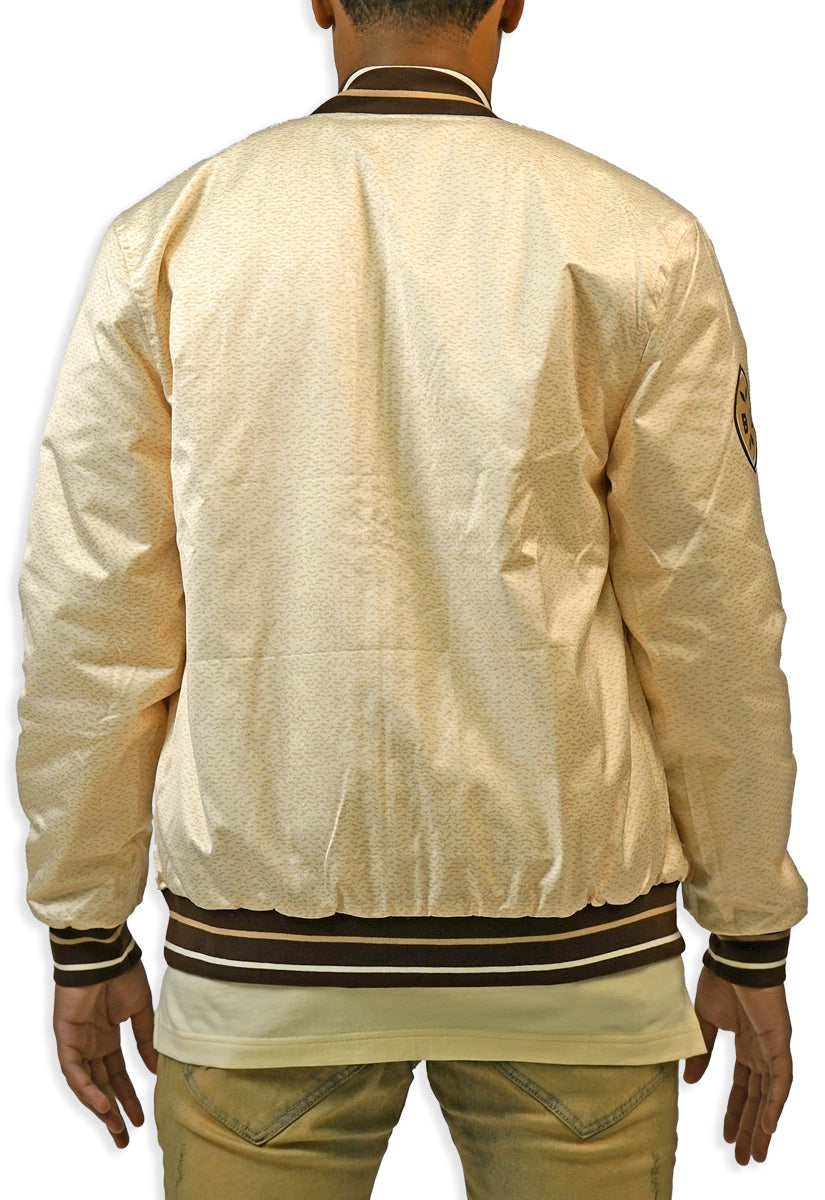 HUNTING CLUB REVERSIBLE BOMBER JACKET