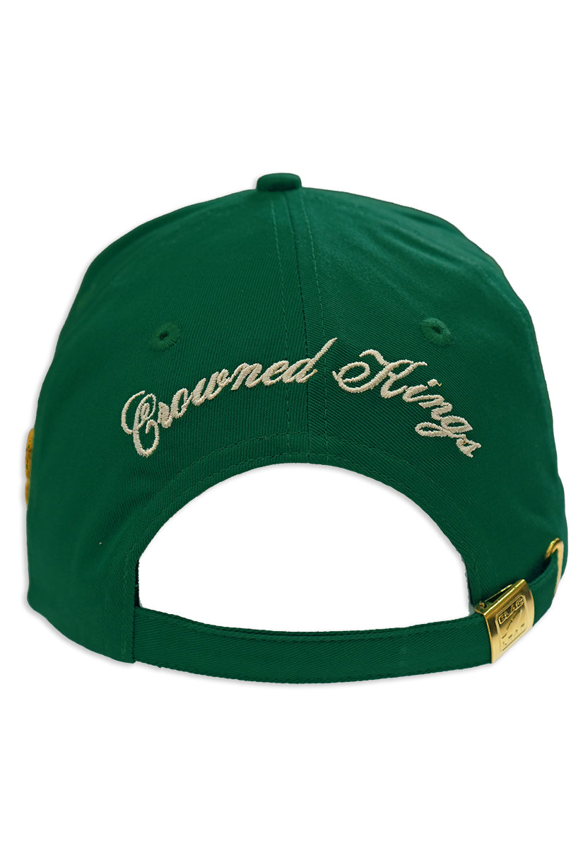 CROWNED KINGS STRAP BACK TRUCKER HAT GREEN