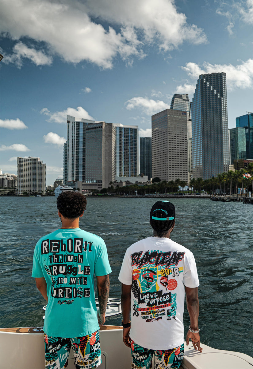 Stronger Beginning Shirt, AOP Shorts and Trucker Hat Bundle