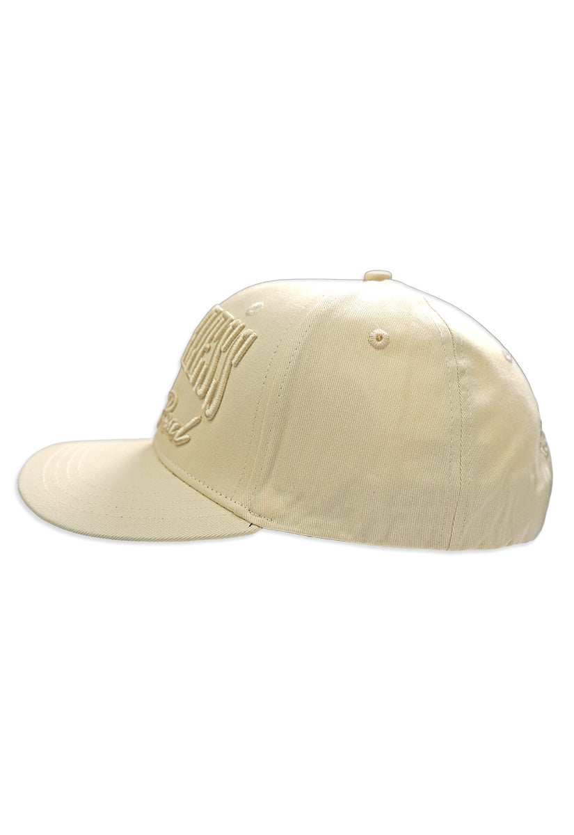 God Bless The Real Strapback Hat Cream