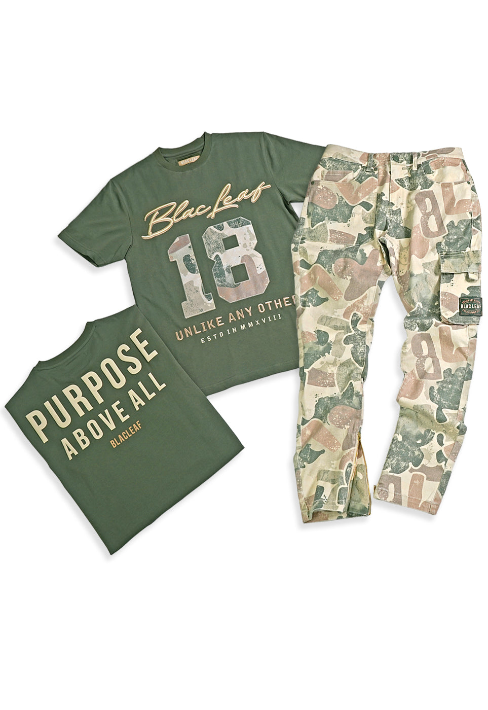 Purpose Above All Shirt and Camo Twill Pants Bundle