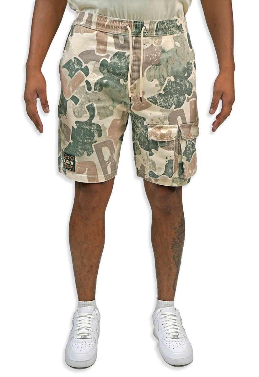 Rooted in Purpose Camo AOP Shorts