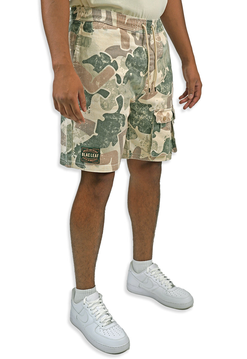 Rooted in Purpose Camo AOP Shorts