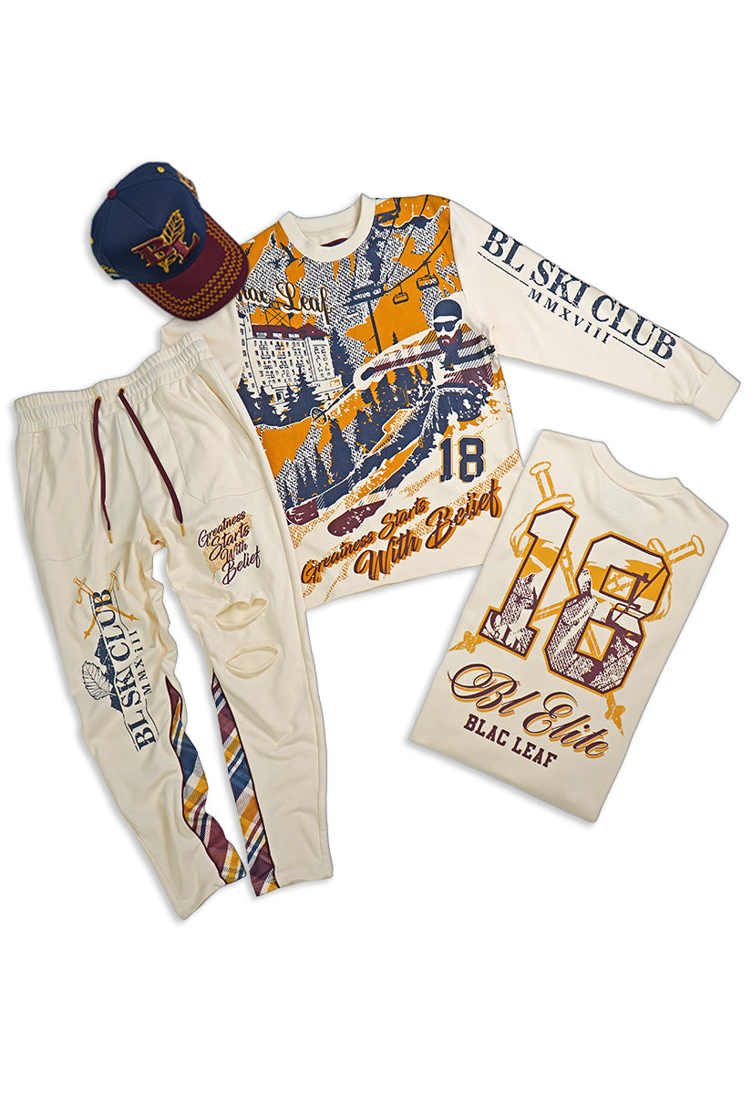 BL Elite Crewneck, Sweat Pants and Trucker Hat Bundle