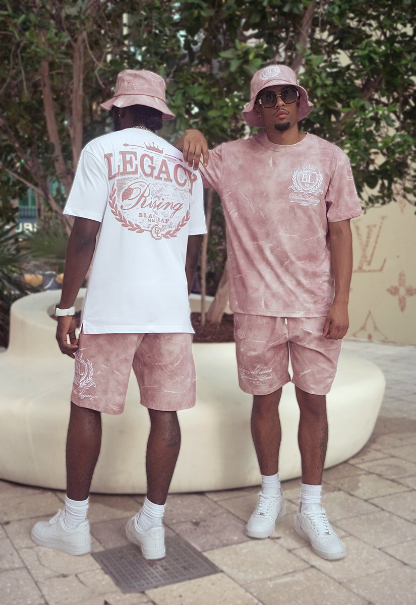 Divine Legacy Rust Shirt, Knit Shorts and Bucket Hat Bundle
