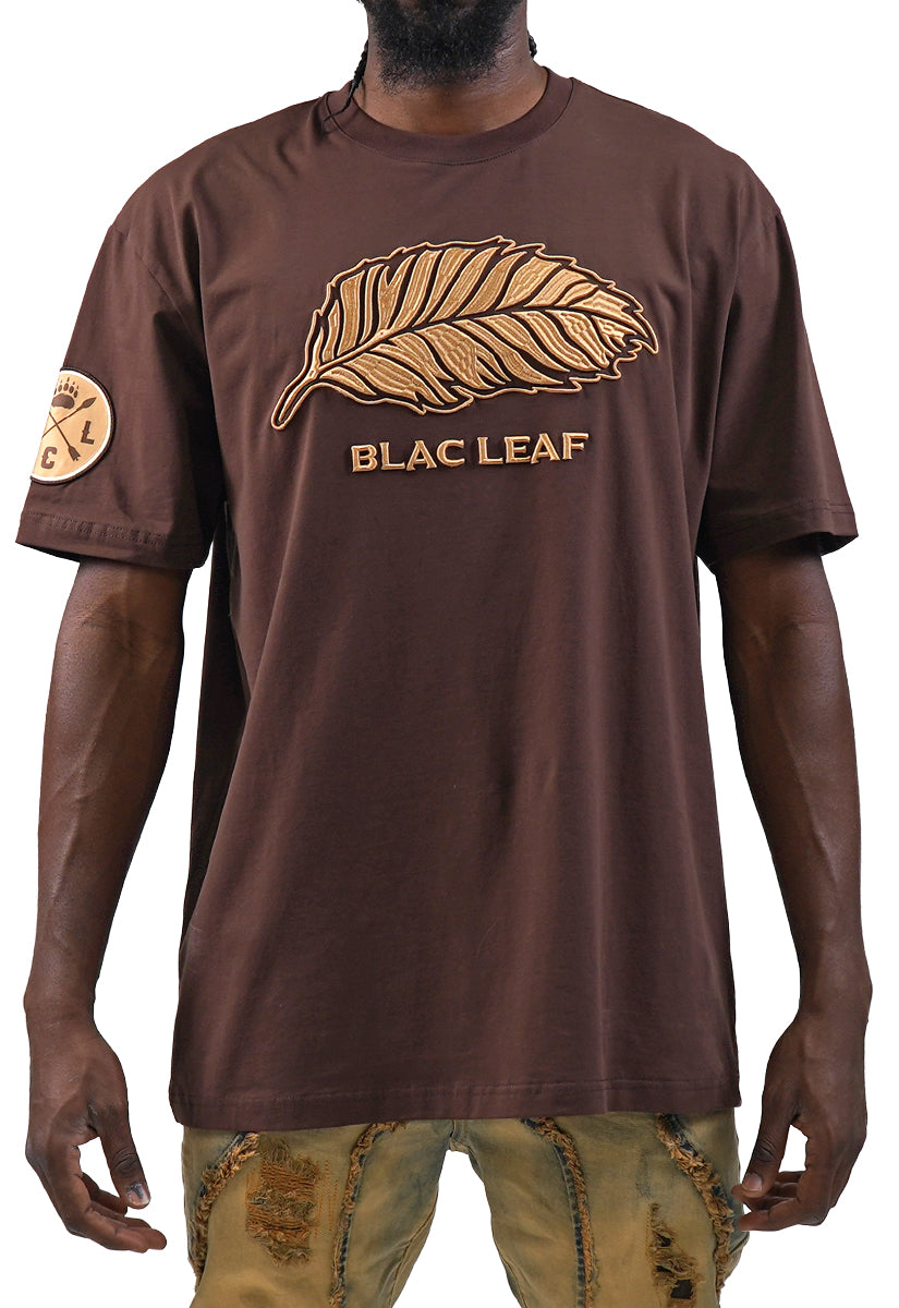 TIMELESS EMBROIDERED LEAF SHIRT