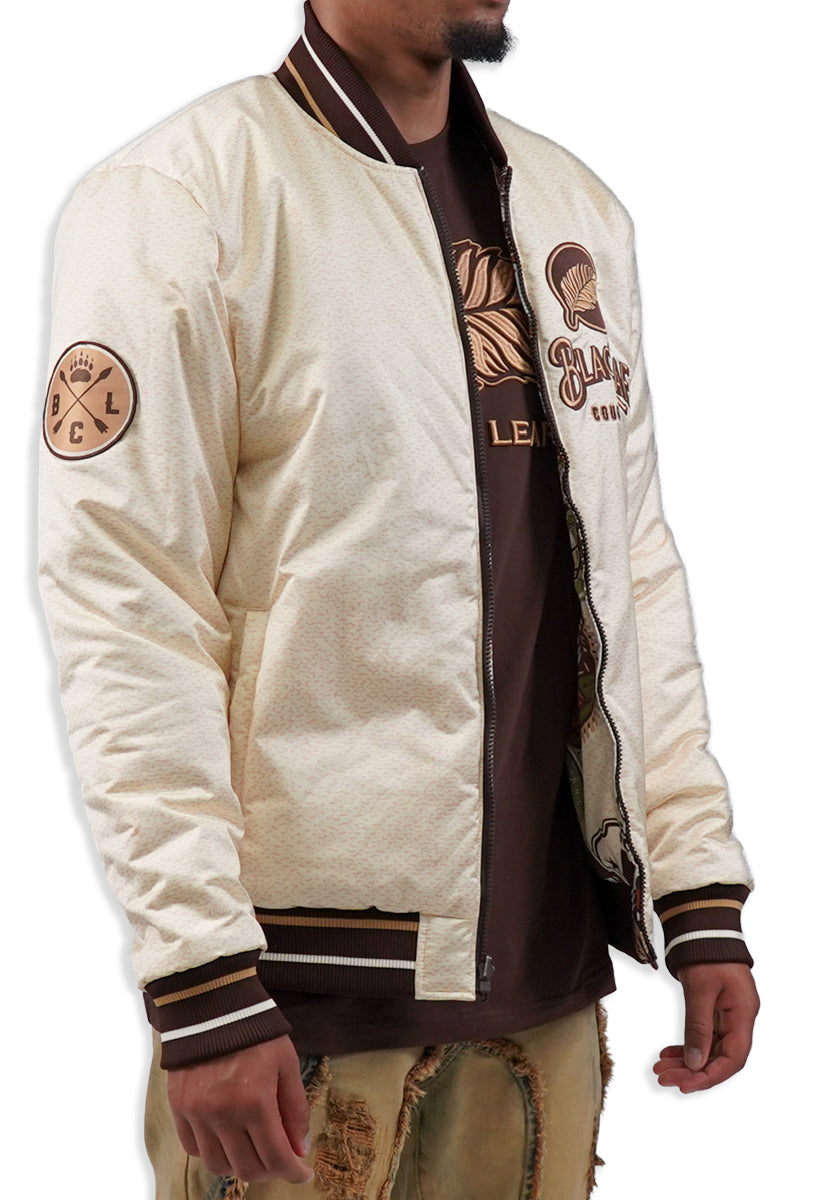 HUNTING CLUB REVERSIBLE BOMBER JACKET