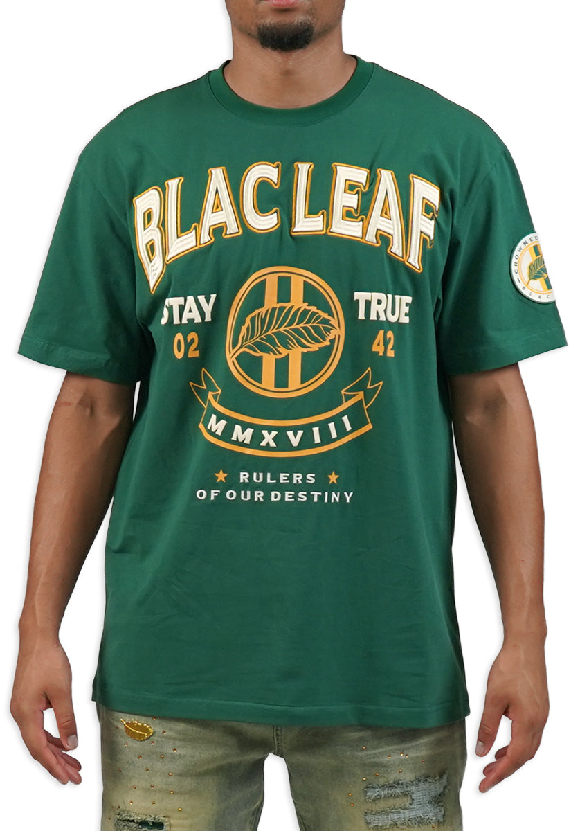 BLAC LEAF RULLERS T-SHIRT GREEN