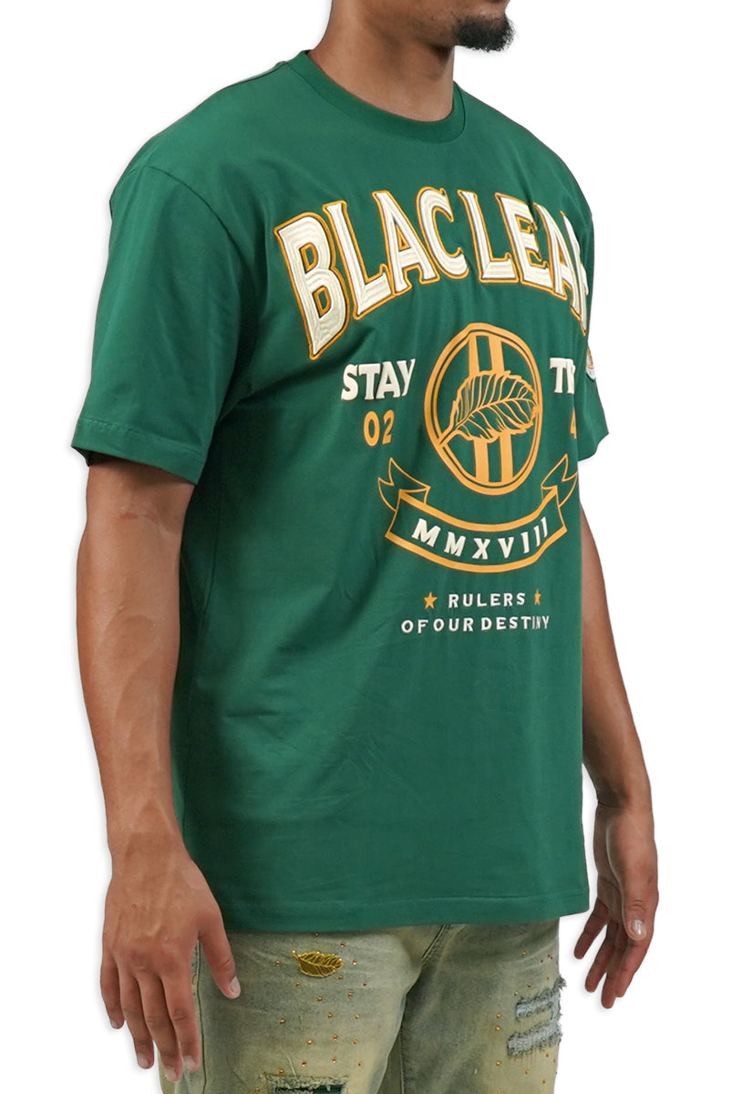 BLAC LEAF RULLERS T-SHIRT GREEN