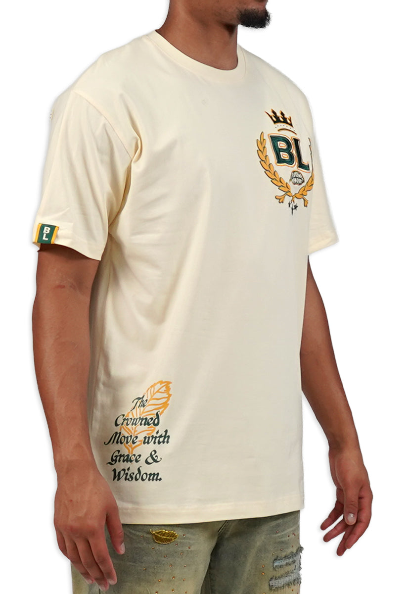 CROWNED KINGS T-SHIRT CREAM