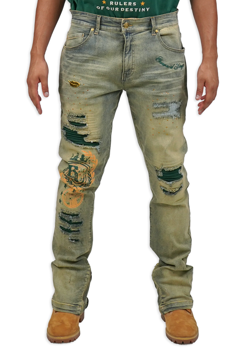 CROWNED KINGS DENIM JEANS