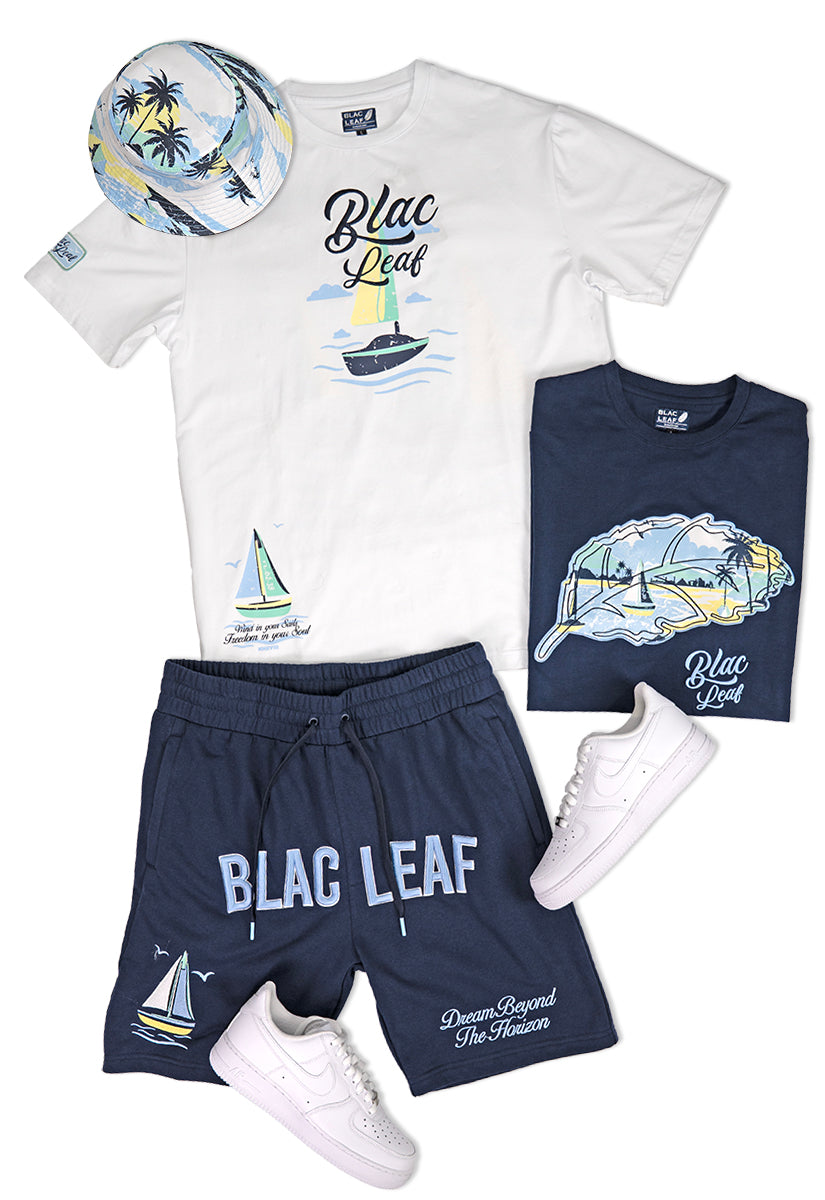 Freedom in Your Soul Shirt, Horizon Shirt, Beyond Shorts and Bucket Hat Bundle