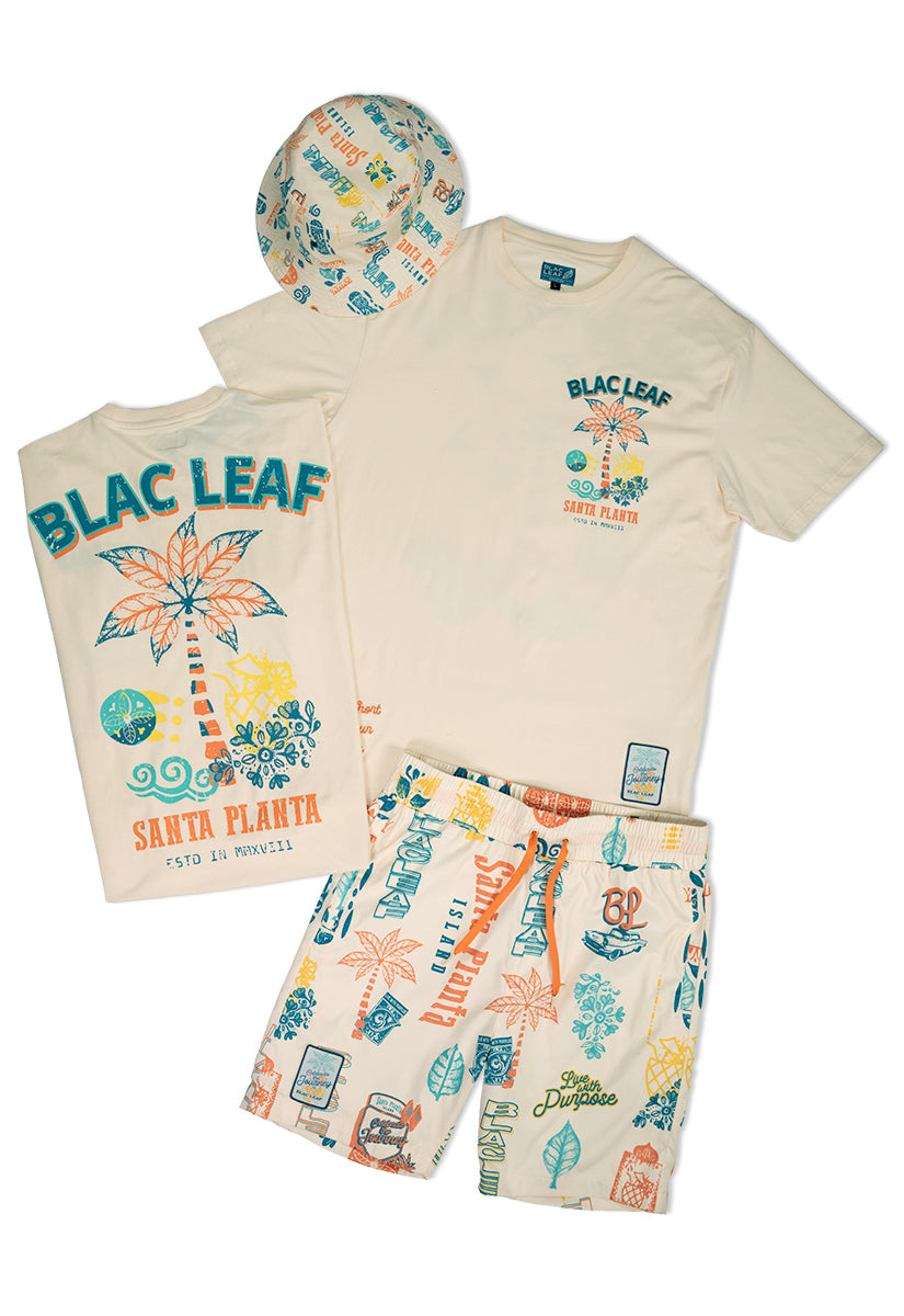 Enjoy Life Shirt, AOP Shorts  and Bucket Hat Bundle