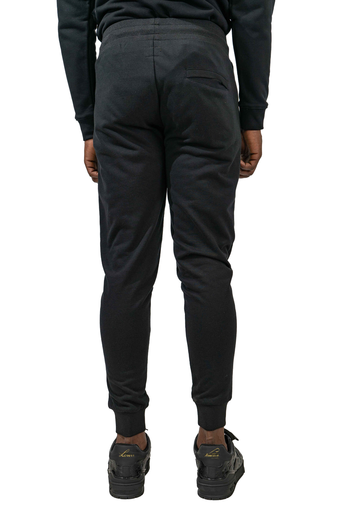 Back To Black Embroidery Knit Jogger