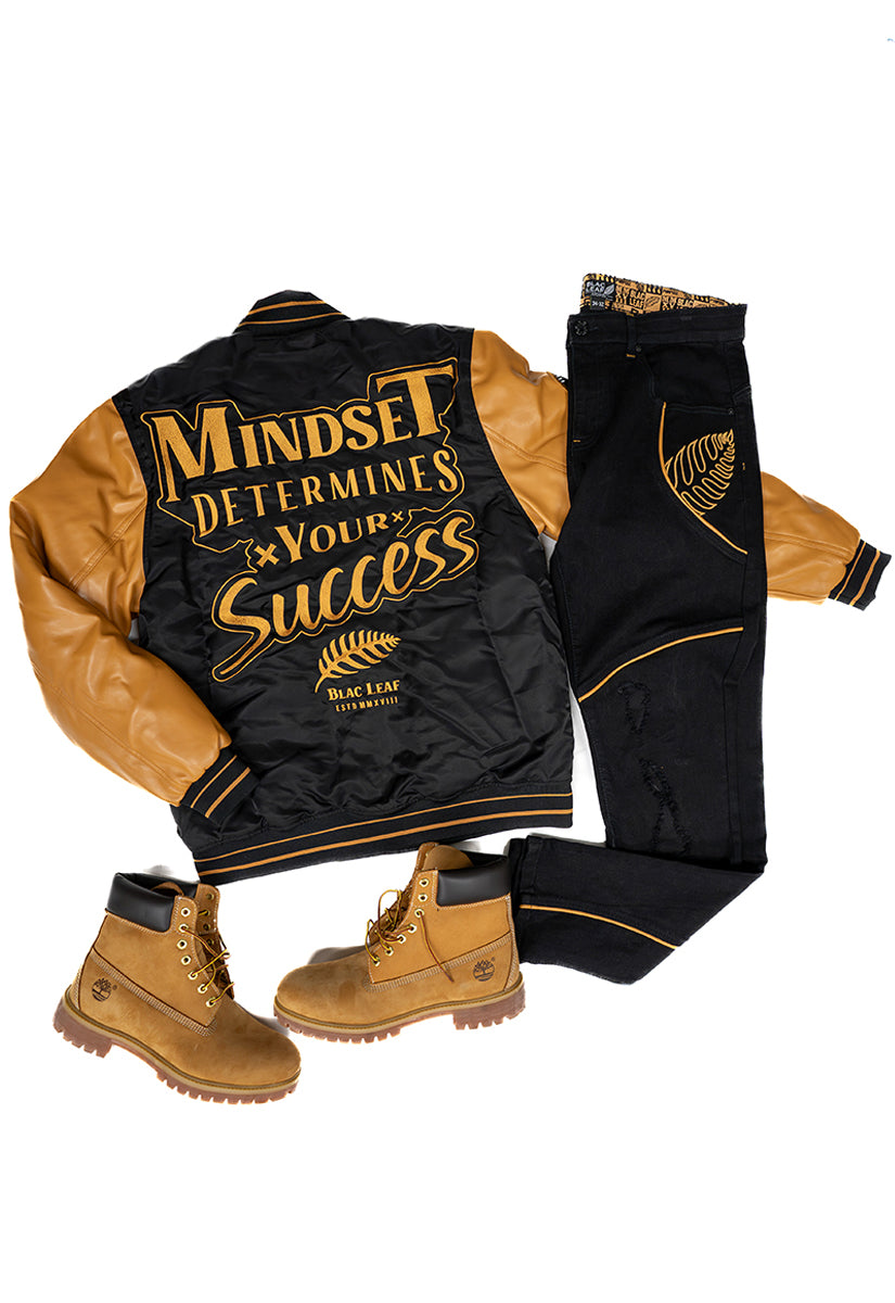 Successful Mindset Bomber Jacket and Denim Jeans Bundle (Shoes Not Included)