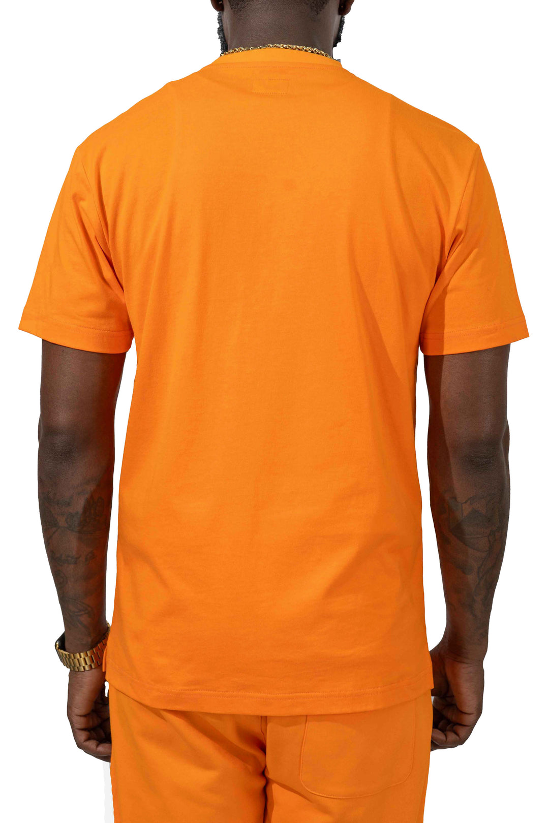 Live With Purpose Essential Orange Embroidered Shirt