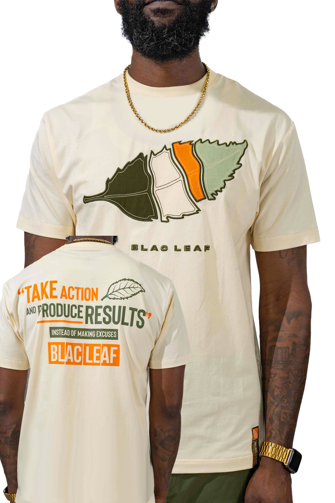 Embroidered LWP Leaf Natural Shirt